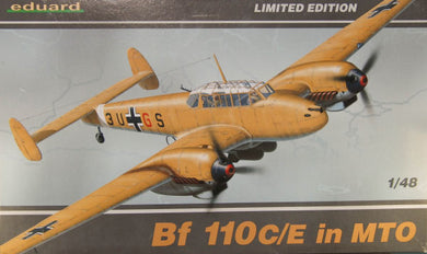 Eduard 1/48 Bf 110C/E in MTO 1164C OPEN BOX