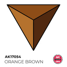 Load image into Gallery viewer, AK Interactive AK17054 Quick Gen Acrylic Orange Brown 18 ml
