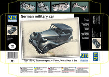 Load image into Gallery viewer, MasterBox 1/35 German Military Car, Typ 170 V, Tourenwagen, 4 Turen, 1937-1940 35100