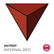 Load image into Gallery viewer, AK Interactive AK17037 Quick Gen Acrylic Infernal Red 18 ml