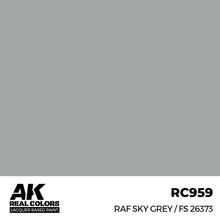 Load image into Gallery viewer, AK Interactive RC959 Real Colors RAF Sky Grey / FS 26373 17ml