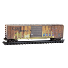 Load image into Gallery viewer, Micro-Trains by Atlas N BN ex-Railbox 50' Box Car Weathered rd 250463 025 144 019