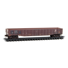 Load image into Gallery viewer, Micro-Trains MTL N CSX 50' Steel Gondola Weathered 2-Pack 983 102 293
