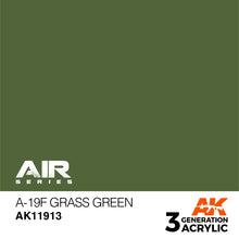 Load image into Gallery viewer, AK Interactive AK11913 Acrylic 3G Air A-19f Grass Green 17ml