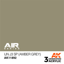 Load image into Gallery viewer, AK Interactive AK11892 Acrylic 3G Air IJN J3 SP (Amber Grey) 17ml