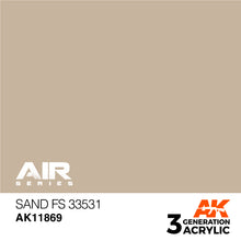 Load image into Gallery viewer, AK Interactive AK11869 Acrylic 3G Air Sand FS 33531 17ml