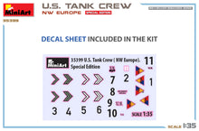Load image into Gallery viewer, Miniart 1/35 US Tank Crew ( NW Europe). Special Edition 35399