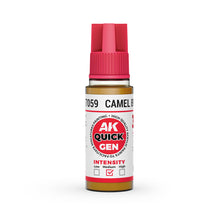 Load image into Gallery viewer, AK Interactive AK17059 Quick Gen Acrylic Camel Brown 18 ml