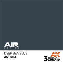 Load image into Gallery viewer, AK Interactive AK11864 Acrylic 3G Air Deep Sea Blue 17ml