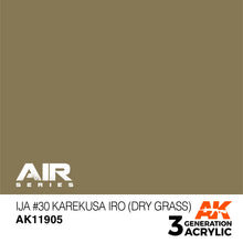 Load image into Gallery viewer, AK Interactive AK11905 Acrylic 3G Air IJA #30 Karekusa iro (Dry Grass) 17ml