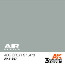 Load image into Gallery viewer, AK Interactive AK11867 Acrylic 3G Air ADC Grey FS 16473 17ml