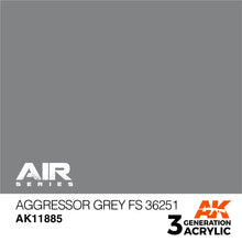 Load image into Gallery viewer, AK Interactive AK11885 Acrylic 3G Air Aggressor Grey FS 36251 17ml