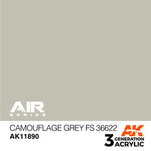 Load image into Gallery viewer, AK Interactive AK11890 Acrylic 3G Air Camouflage Grey FS 36622 17ml
