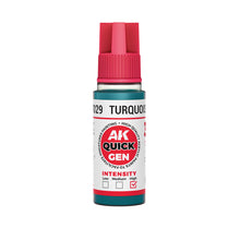 Load image into Gallery viewer, AK Interactive AK17029 Quick Gen Acrylic Turquoise Blue 18 ml
