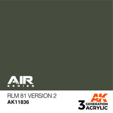 Load image into Gallery viewer, AK Interactive AK11836 Acrylic 3G Air RLM 81 Version 2