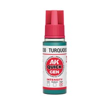 Load image into Gallery viewer, AK Interactive AK17030 Quick Gen Acrylic Turquoise Green 18 ml