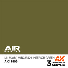 Load image into Gallery viewer, AK Interactive AK11896 Acrylic 3G Air IJN M3 (M) Mitsubishi 17ml