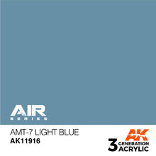 Load image into Gallery viewer, AK Interactive AK11916 Acrylic 3G Air AMT-7 Light Blue 17ml