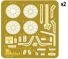 Load image into Gallery viewer, Miniart 1/35 US Soldiers with WLA Motorcycles (2) 35422