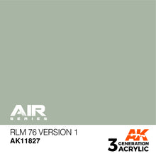 Load image into Gallery viewer, AK Interactive AK11827 Acrylic 3G Air RLM 76 Version 1