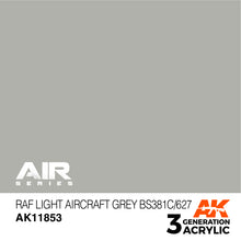 Load image into Gallery viewer, AK Interactive AK11853 Acrylic 3G Air RAF Light Aircraft Grey BS381C/627 17ml
