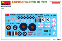 Load image into Gallery viewer, Miniart 1/48 British Thunderbolt Mk.II "Advanced Kit" 48012