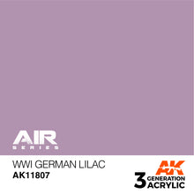 Load image into Gallery viewer, AK Interactive AK11807 Acrylic 3G Air WWI German Lilac 17ml