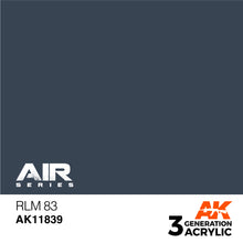 Load image into Gallery viewer, AK Interactive AK11839 Acrylic 3G Air RLM 83 17ml