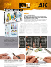 Load image into Gallery viewer, AK Interactive 1/35 Bottles &amp; Cans AK35018