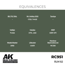 Load image into Gallery viewer, AK Interactive RC951 Real Colors RLM 82 17ml