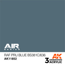 Load image into Gallery viewer, AK Interactive AK11852 Acrylic 3G Air RAF PRU Blue BS381C/636 17ml