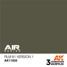 Load image into Gallery viewer, AK Interactive AK11835 Acrylic 3G Air RLM 81 Version 1