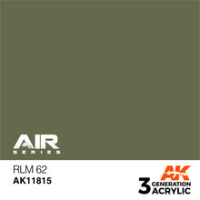Load image into Gallery viewer, AK Interactive AK11815 Acrylic 3G Air RLM 62 17ml