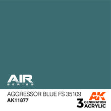 Load image into Gallery viewer, AK Interactive AK11877 Acrylic 3G Air Aggressor Blue FS 35109 17ml