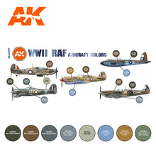 Load image into Gallery viewer, AK Interactive AK11723 Acrylic 3G Air WWII RAF Aircraft Colors 8x17ml