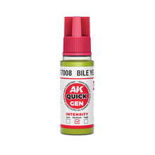 Load image into Gallery viewer, AK Interactive AK17008 Quick Gen Acrylic Bile Yellow 18 ml
