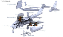 Load image into Gallery viewer, Das Werk 1/32 German Messerschmitt P.1101 2 in 1 Kit DW32002'