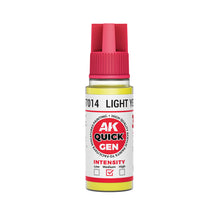 Load image into Gallery viewer, AK Interactive AK17014 Quick Gen Acrylic Light Yellow 18 ml