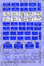 Load image into Gallery viewer, Matho Models 1/35 Street Name Decals Big Set 35128