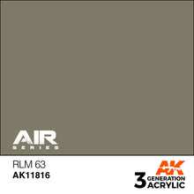 Load image into Gallery viewer, AK Interactive AK11816 Acrylic 3G Air RLM 63 17ml