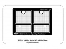 Load image into Gallery viewer, Aber 1/35 German Grills for Sd.Kfz. 181 Tiger I (Ryefield) G31'