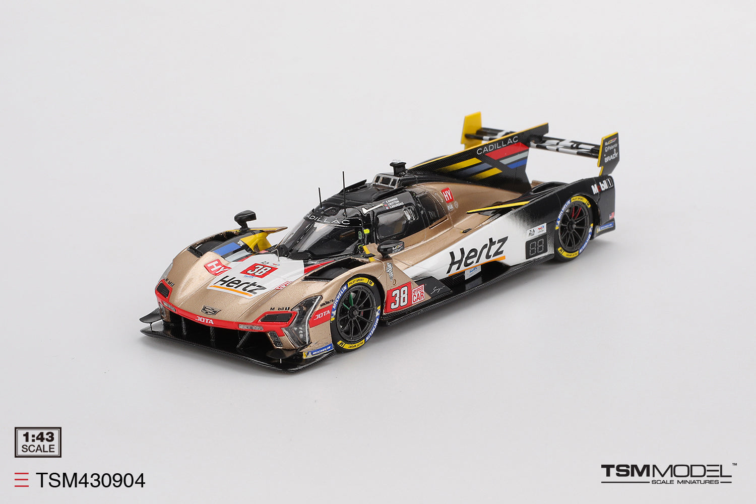 ミニカー Cadillac V-Series R HERTZ TEAM JOTA 2025 TSM 1/43 Cadillac V-Series.R #38 HERTZ TEAM JOTA 2025 LE MANS