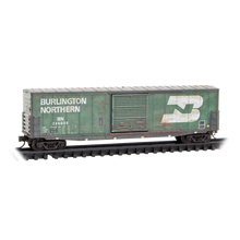 Load image into Gallery viewer, Micro-Trains MTL N Burlington Northern Weathered 50' Box Car 180 144 480