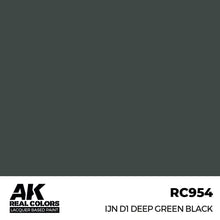 Load image into Gallery viewer, AK Interactive RC954 Real Colors  IJN D1 Deep Green Black 17ml