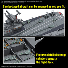 Load image into Gallery viewer, Bandai 1/1000 Star Blazers 3199 EFCF Hyuga Class Battle Carrier 5068695'