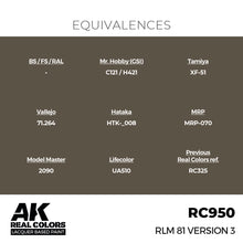 Load image into Gallery viewer, AK Interactive RC950 Real Colors RLM 81 Version 3 17ml