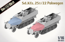 Load image into Gallery viewer, Das Werk 1/16 German SdKfz 251/22 Ausf.D Pakwagen DW16022