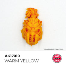 Load image into Gallery viewer, AK Interactive AK17010 Quick Gen Acrylic Warm Yellow 18 ml