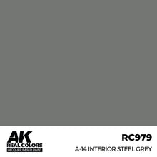 Load image into Gallery viewer, AK Interactive RC979 Real Colors A-14 Interior Steel Grey 17ml