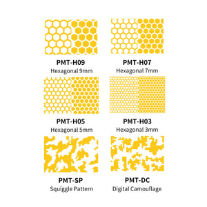 Dspiae  PMT-SP Precut Masking Tape - Squiggle Pattern